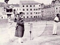 Igrališta tenisa na prostoru gdje je danas zgrada HZMO-a, turnir 1909. godine